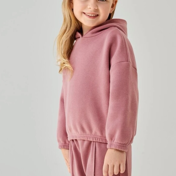 Toddler Girls Drop Shoulder Sweatshirt - Picture 3 of 4